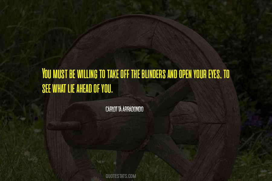Now That Your Eyes Are Open Quotes #17234