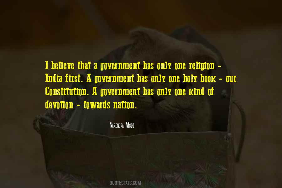 One Religion Quotes #1441715
