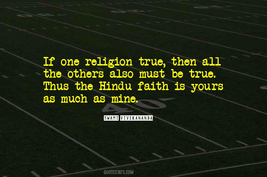 One Religion Quotes #1491359