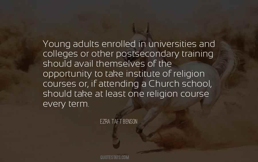 One Religion Quotes #1690028