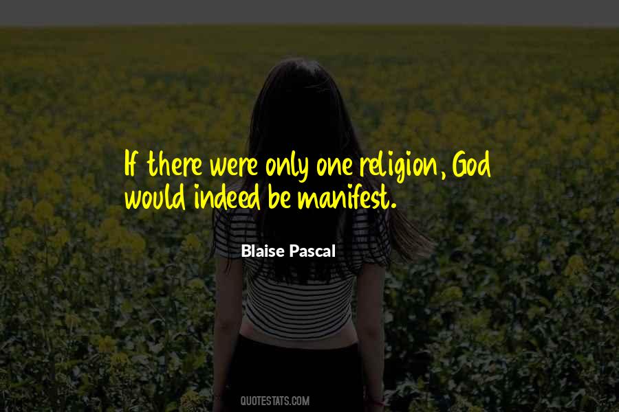 One Religion Quotes #599163