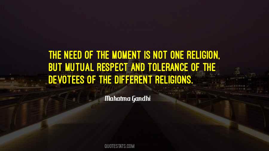 One Religion Quotes #754021