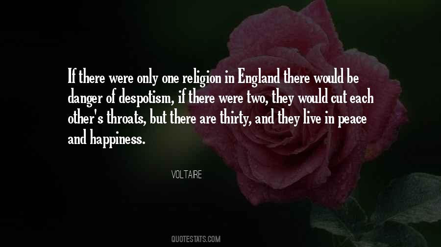 One Religion Quotes #921486