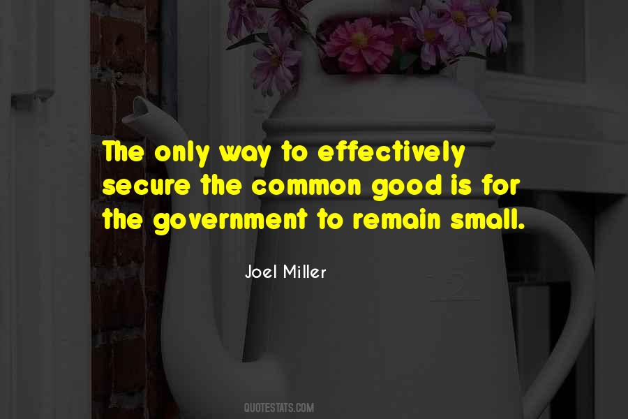 Quotes About Government Is Good #360829