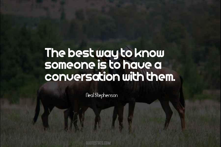 Best Conversation Is Quotes #431265
