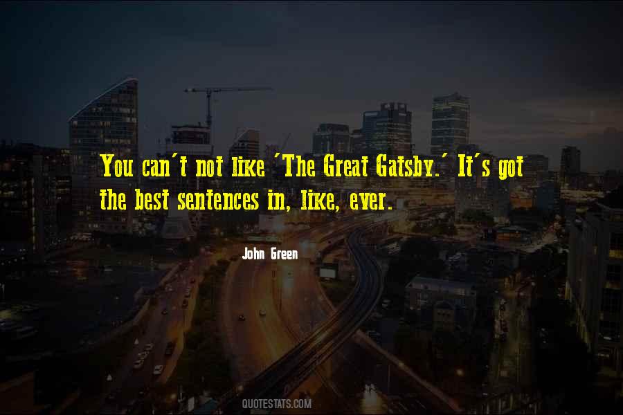 Mr Gatsby Quotes #765224