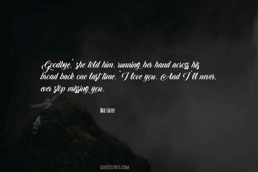 Goodbye Time Quotes #174140