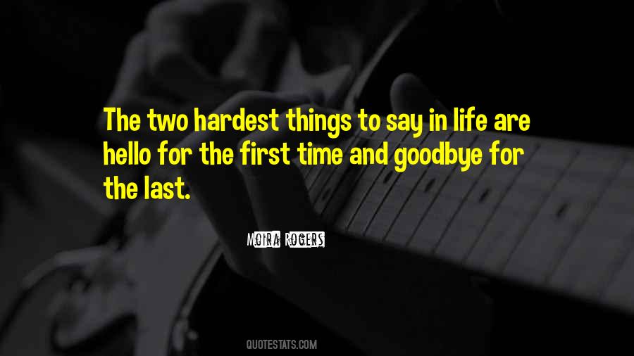 Goodbye Time Quotes #320949