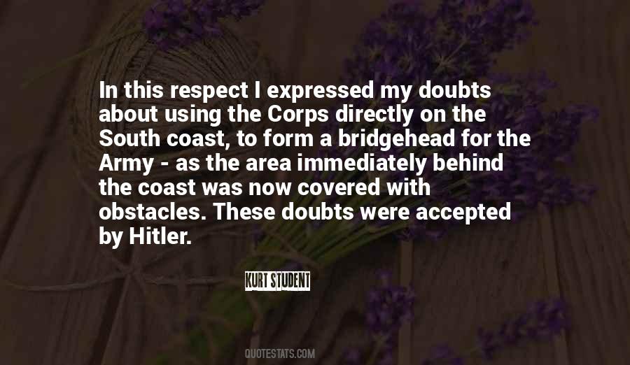 Respect Army Quotes #1862254
