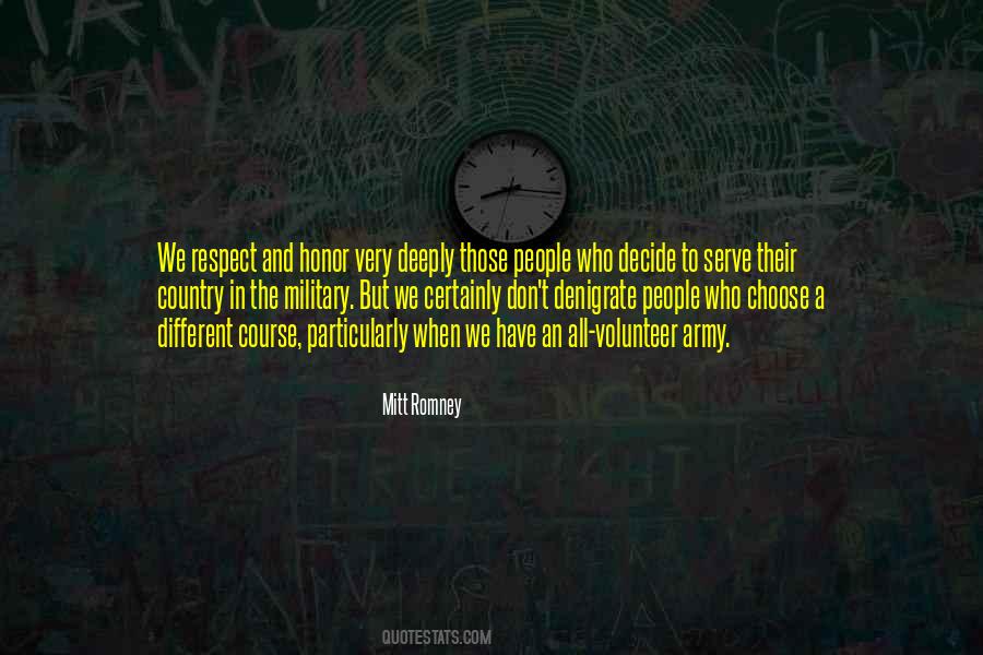 Respect Army Quotes #648309