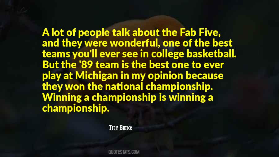 Quotes About The Basketball Team #496377