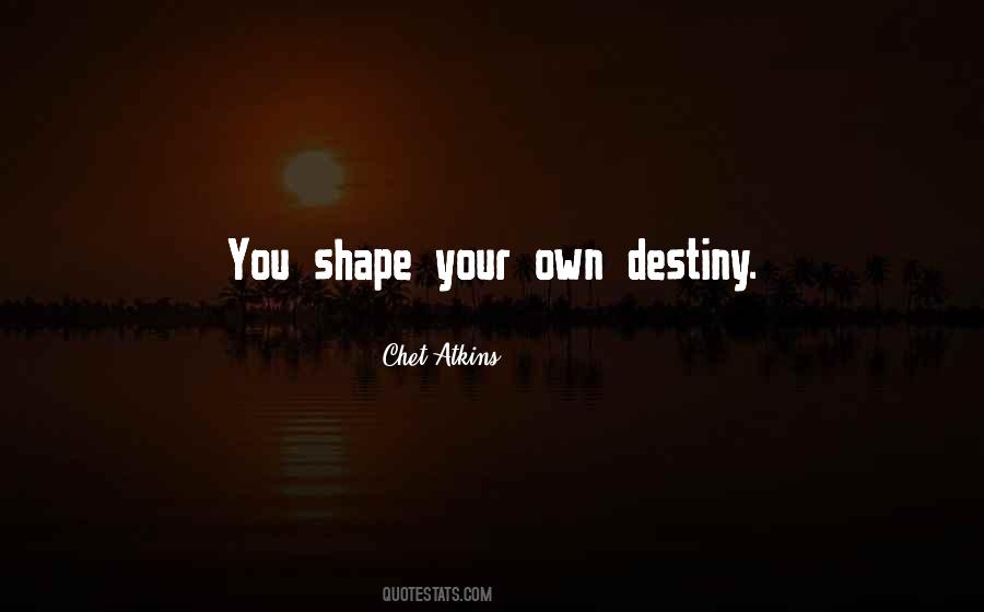 Shape Your Destiny Quotes #951462