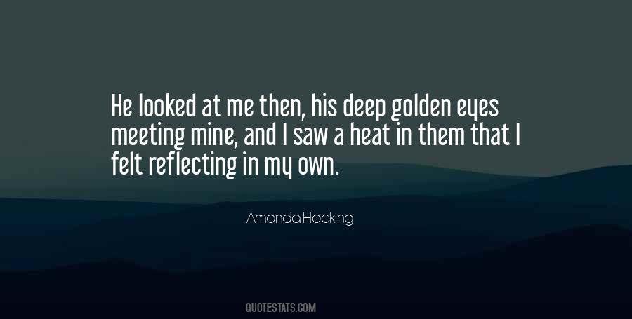 Eyes Meeting Quotes #834452