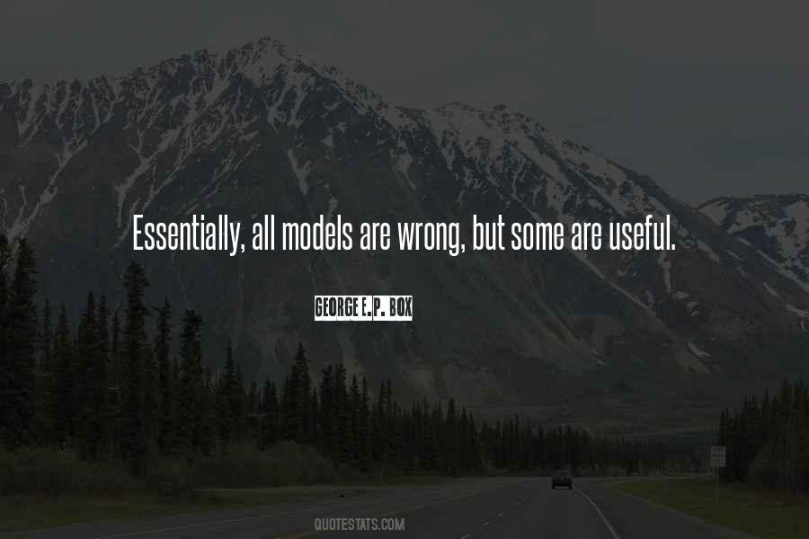 Some Models Are Useful Quotes #1391345