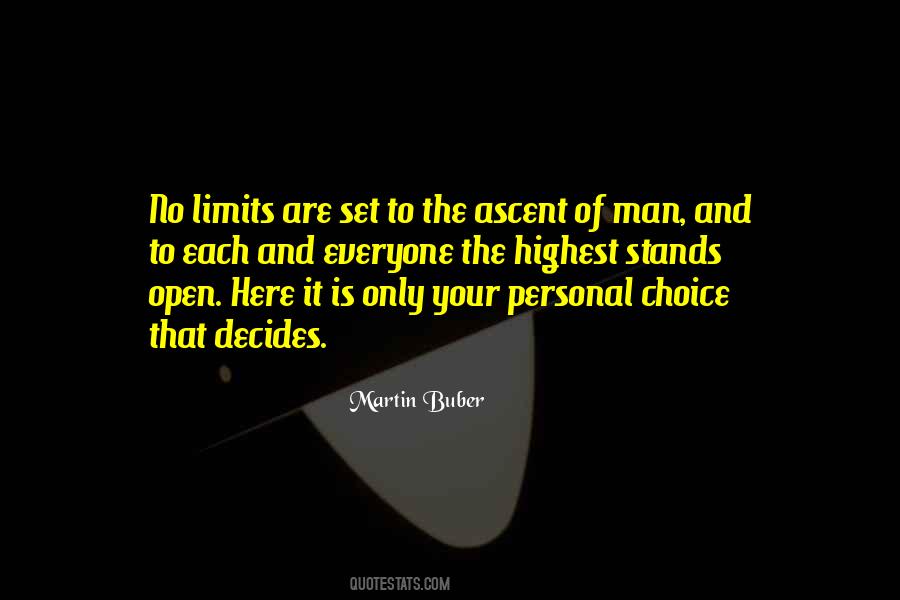 Set Your Own Limits Quotes #1385433