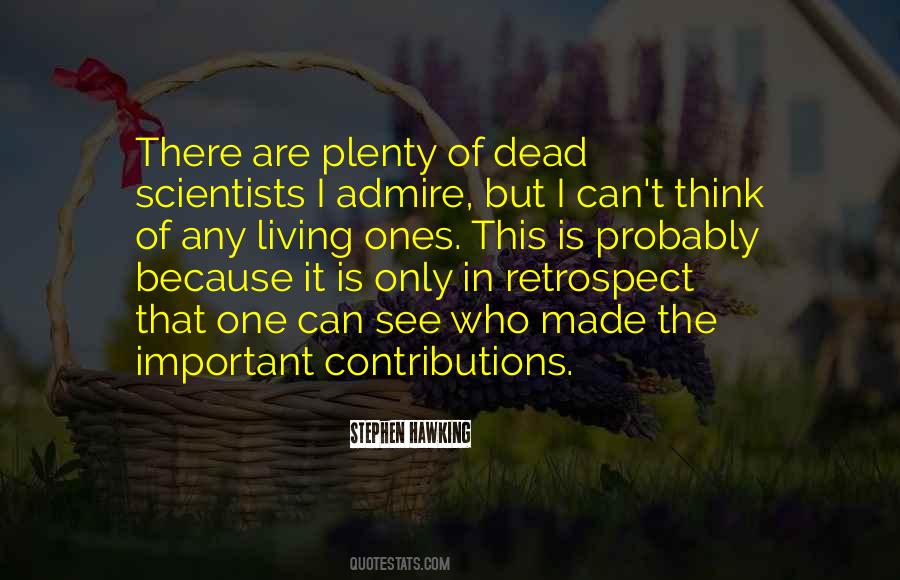 Quotes About The Dead Ones #46564