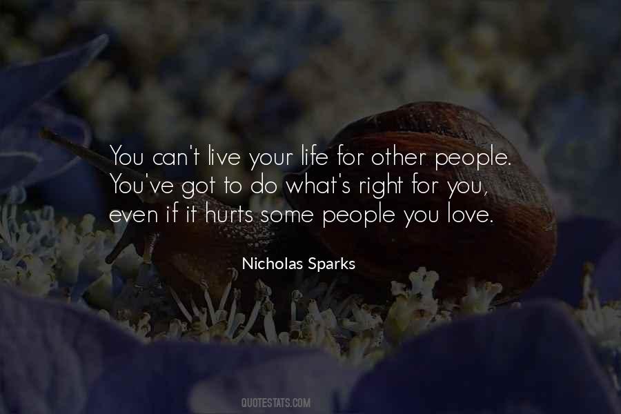 Life Love Hurts Quotes #1138567