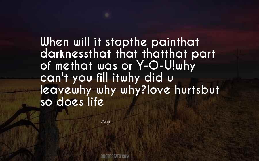 Life Love Hurts Quotes #578419