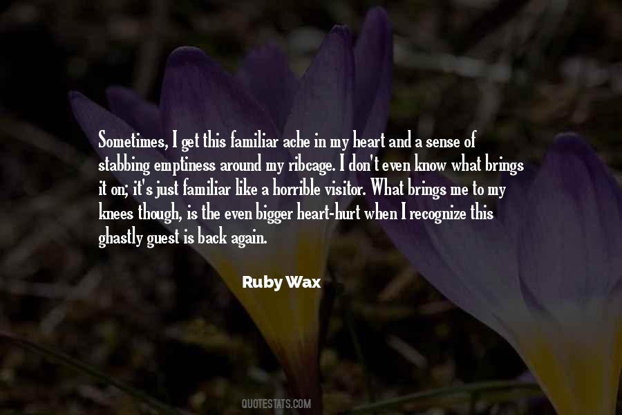 Sometimes Hurt Quotes #1621480
