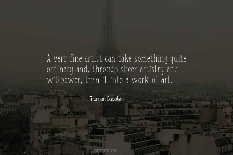 Fine Artist Quotes #101257