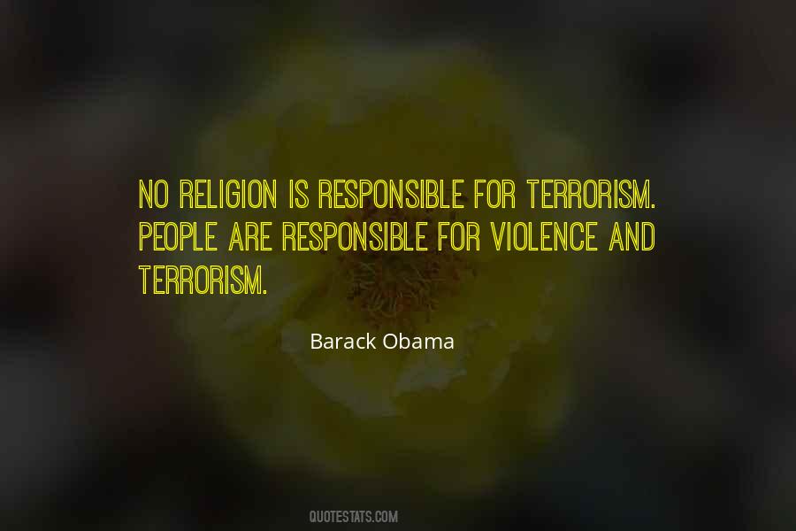 Terrorism And Violence Quotes #122934