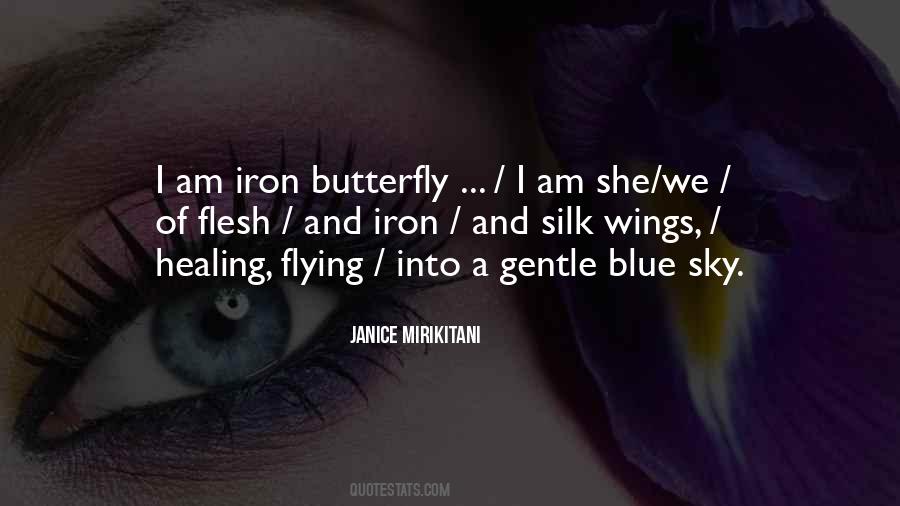 Butterfly Blue Quotes #1037869