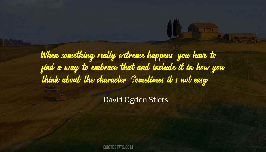 You Have Character Quotes #120114