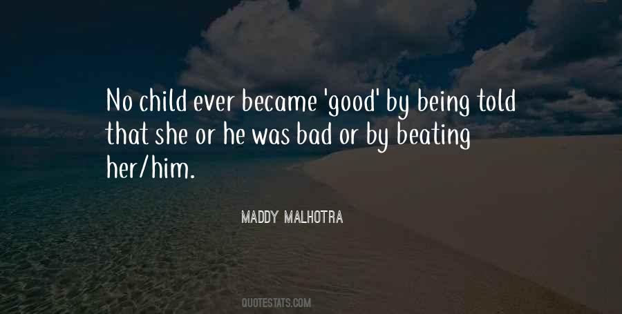 Bad Child Quotes #647185