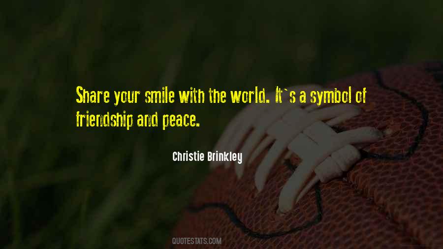Share Your Smile With The World Quotes #1609876