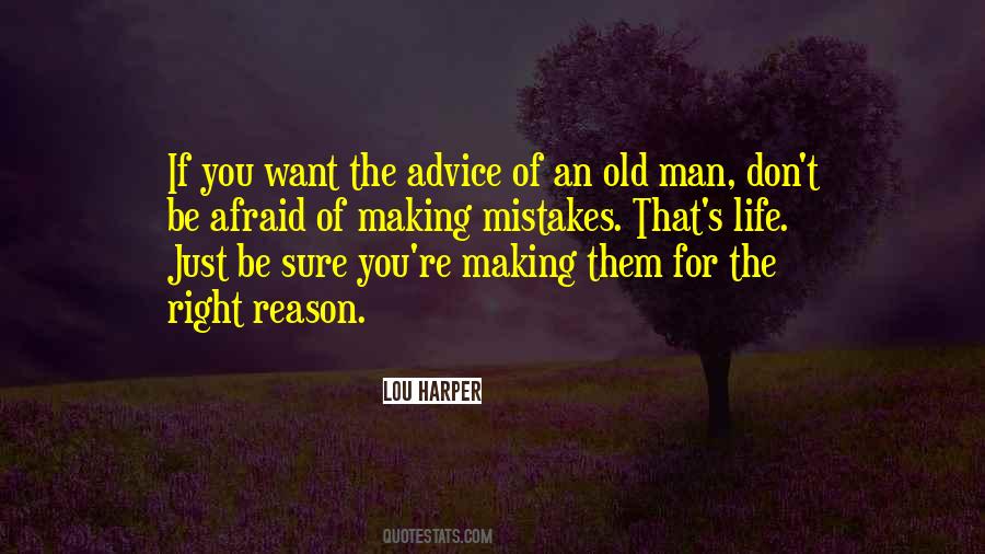 Afraid Of Making Mistakes Quotes #1228089