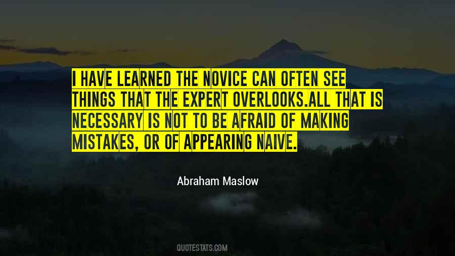Afraid Of Making Mistakes Quotes #275213
