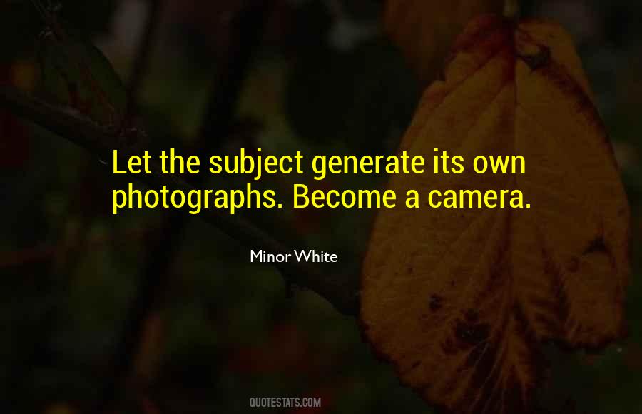 Minor White Photography Quotes #291785