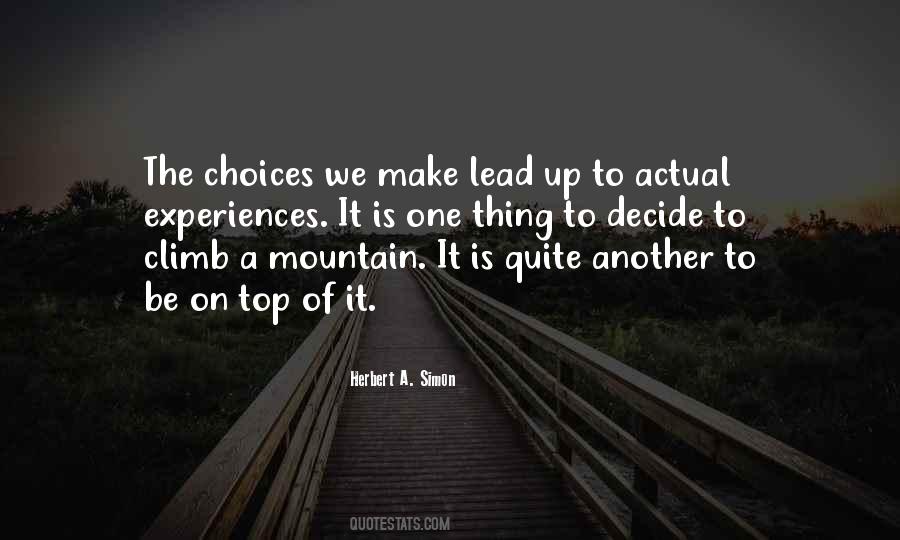 Climb A Mountain Quotes #175564