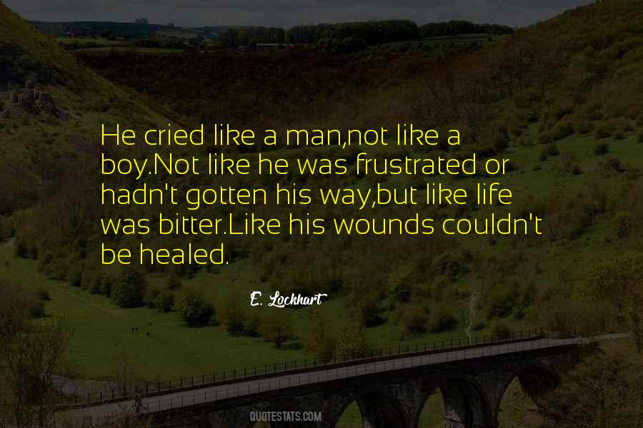 Man Not A Boy Quotes #201845