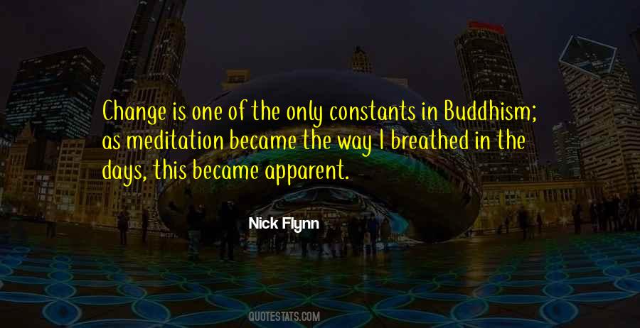Buddhism Change Quotes #950287