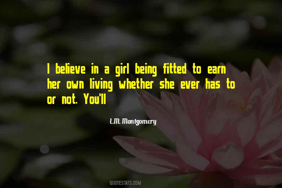 Girl Believe Quotes #687887