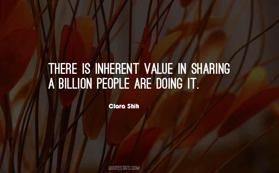 Value Of Sharing Quotes #151206