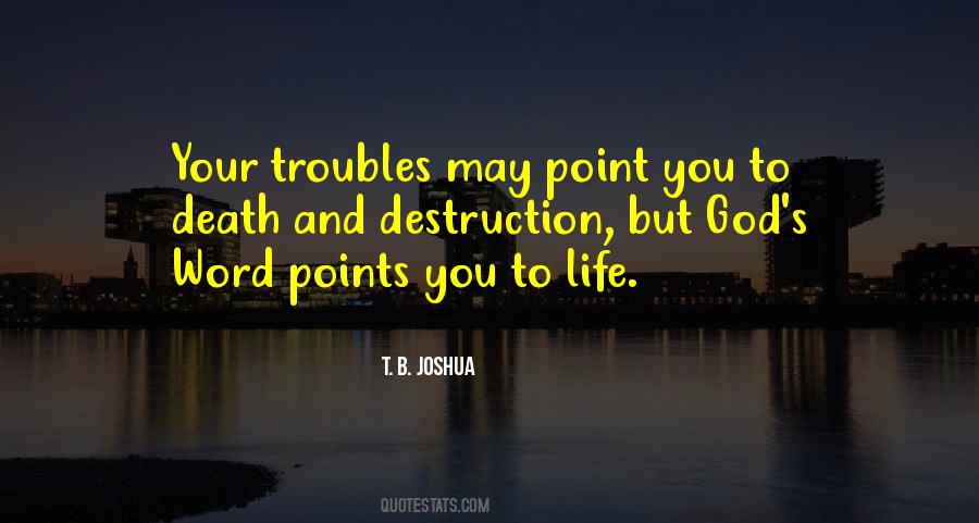 Life Trouble Quotes #1776844
