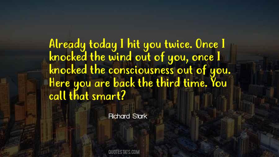 Wind Knocked Out Quotes #1350439