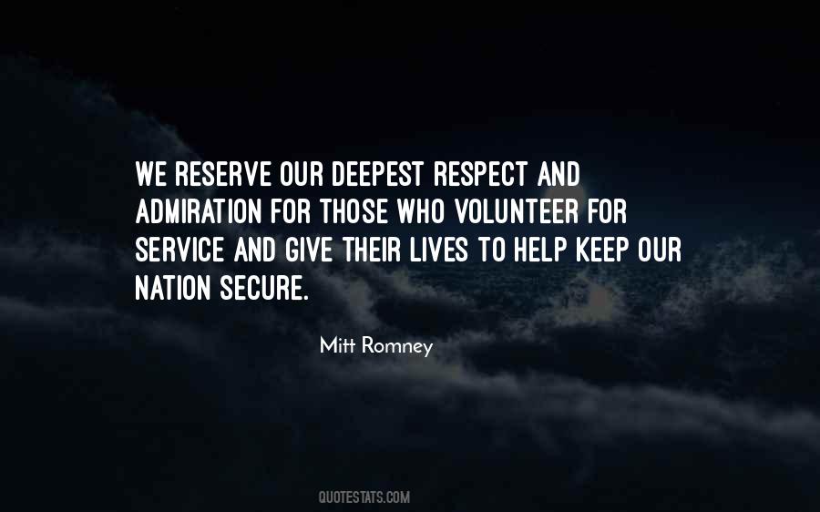 Keep Your Respect Quotes #279371