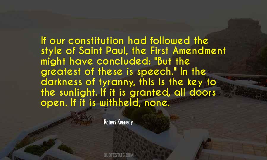 Quotes About The First Amendment #126016
