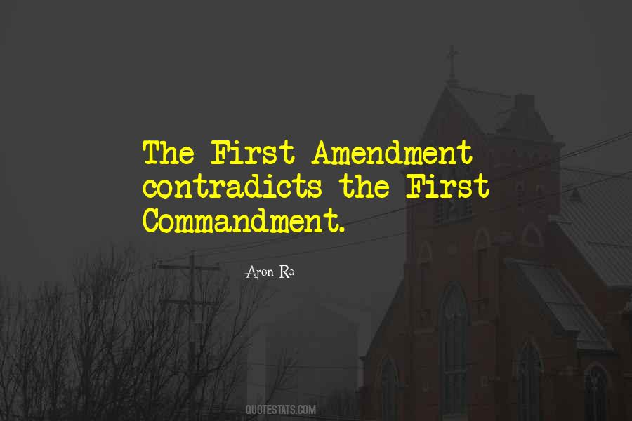 Quotes About The First Amendment #437112