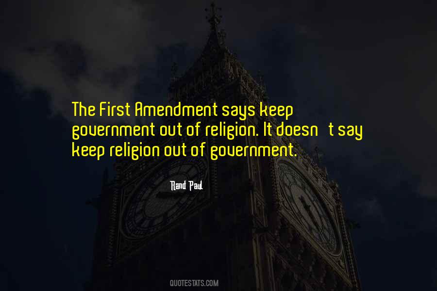 Quotes About The First Amendment #611986