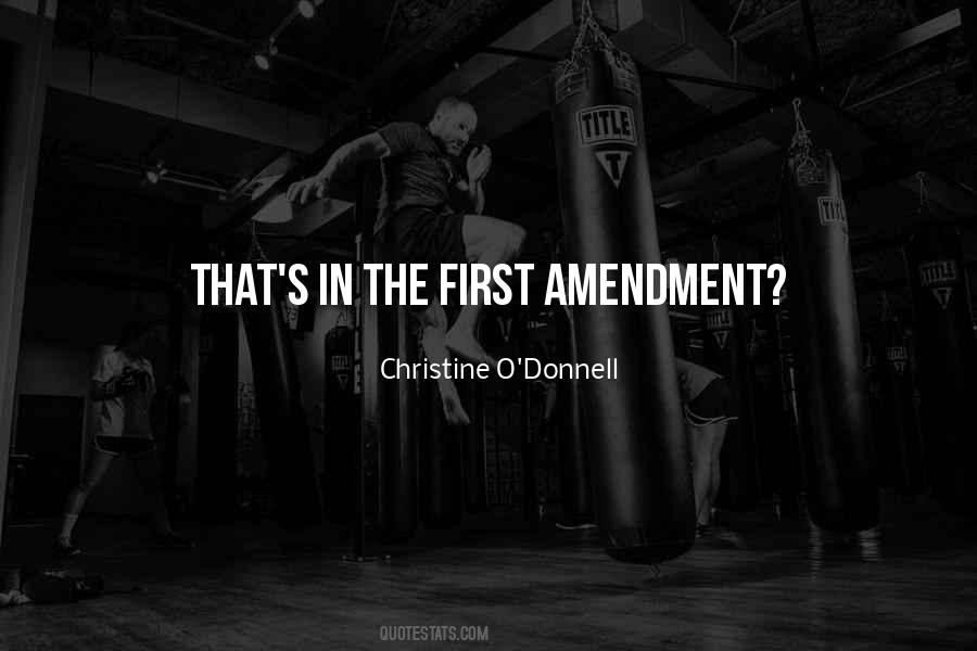Quotes About The First Amendment #624553