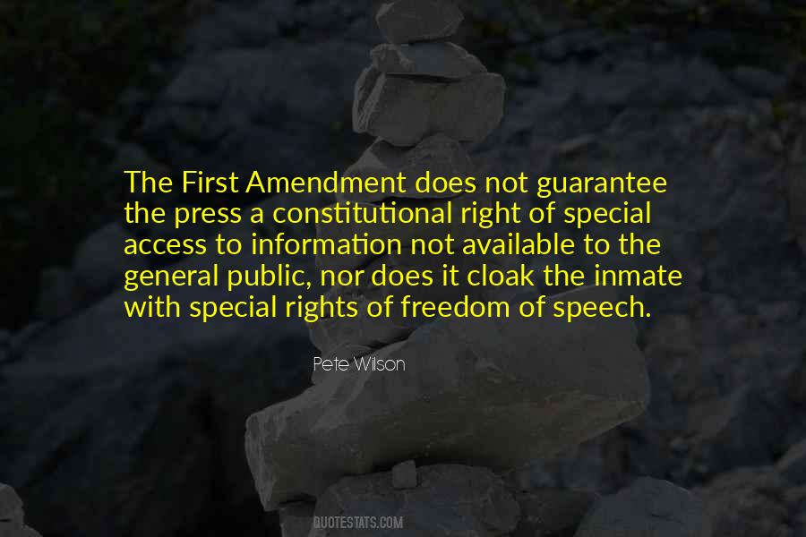 Quotes About The First Amendment #697916