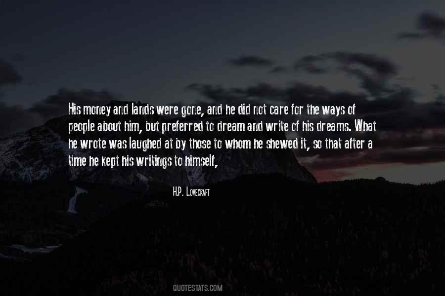 Money Dream Quotes #1142006