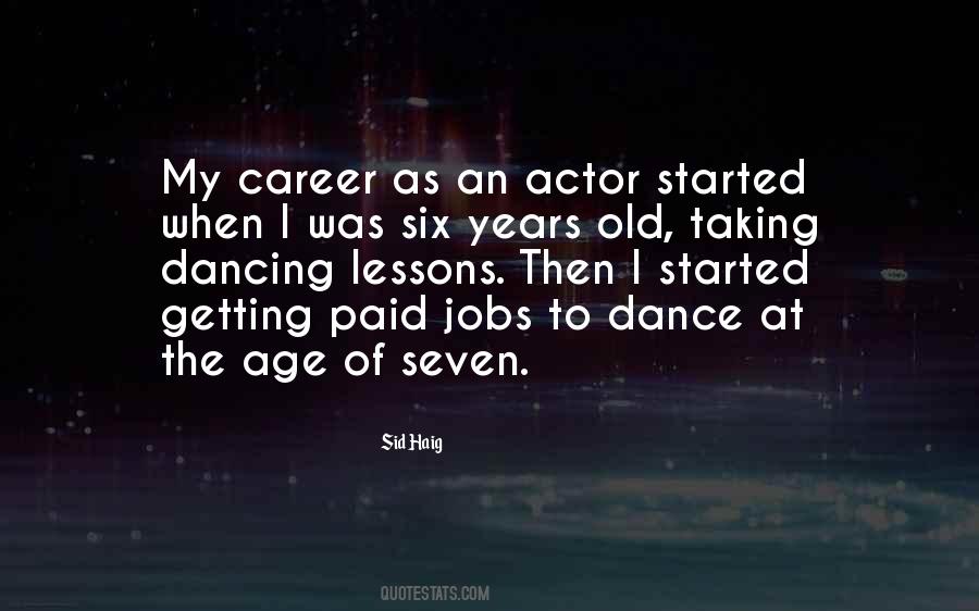 Old Career Quotes #1483513