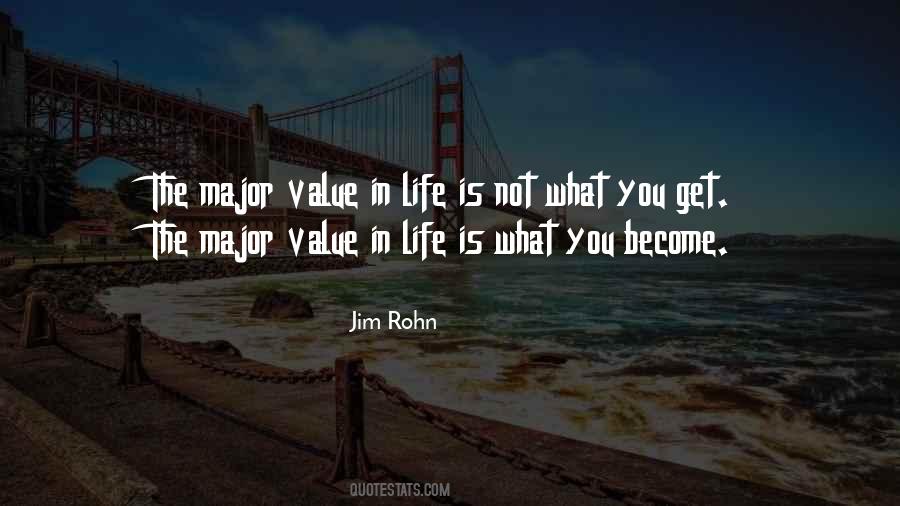 Quotes About What You Value In Life #1113095