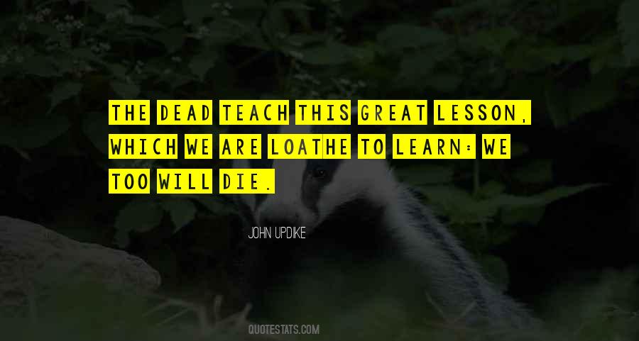 Just Learn The Lesson Quotes #160851