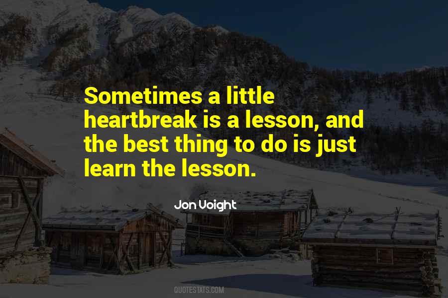 Just Learn The Lesson Quotes #1622253
